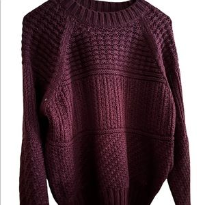 Time and Tru Cable knit Sweater size M